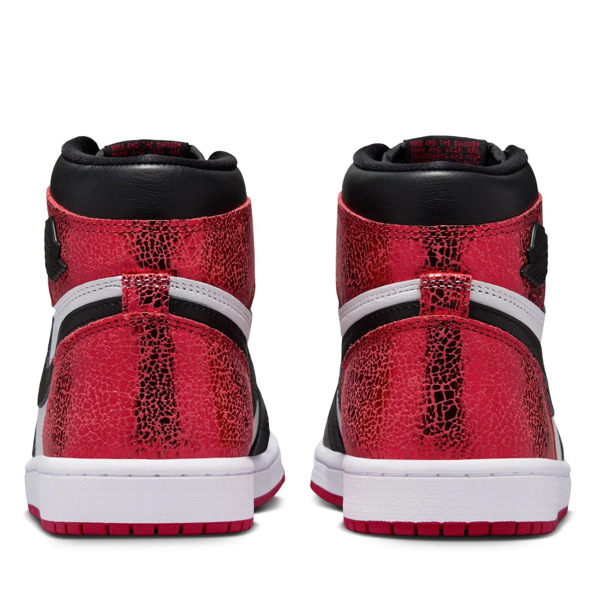 Body Alignment Flat Sole Women's Air Jordan 1 Retro High OG 'Ruby' - Varsity Red/Black