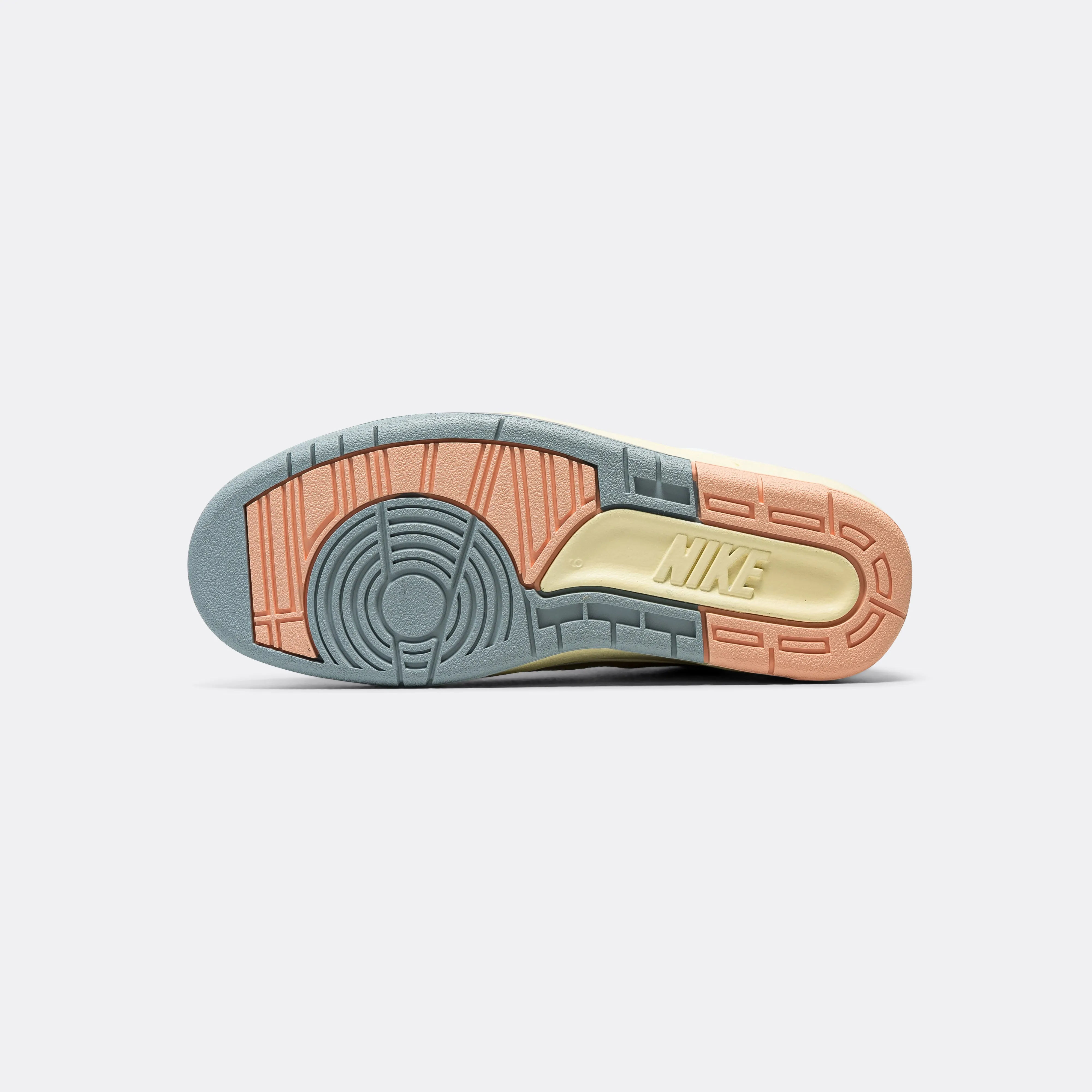 Seamless Motion Efficiency Hyperlock Heel Counter Womens Air Jordan 2 Retro - Sail/Desert-Sunrise Haze-Muslin