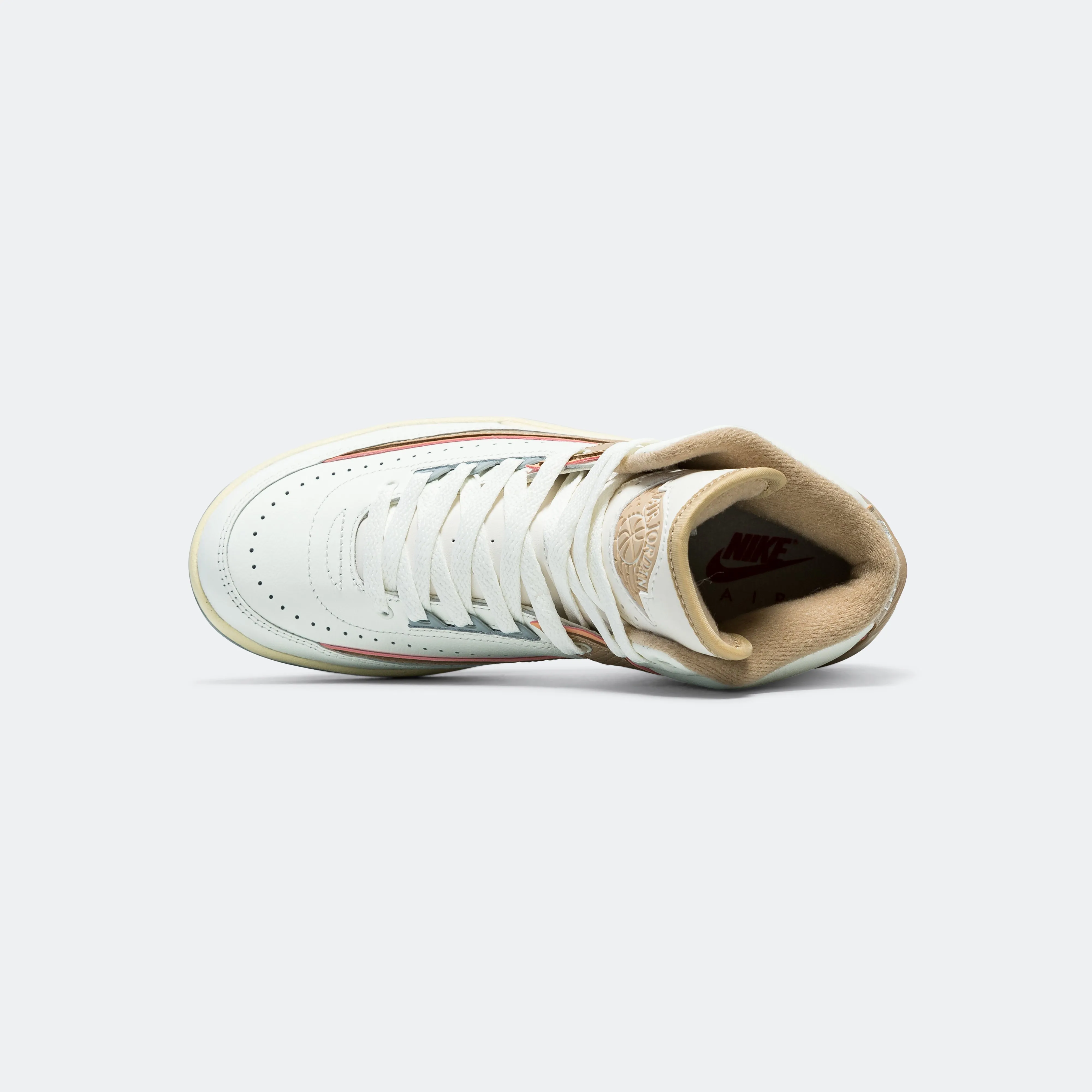 Womens Air Jordan 2 Retro - Sail/Desert-Sunrise Haze-Muslin Fresh Design