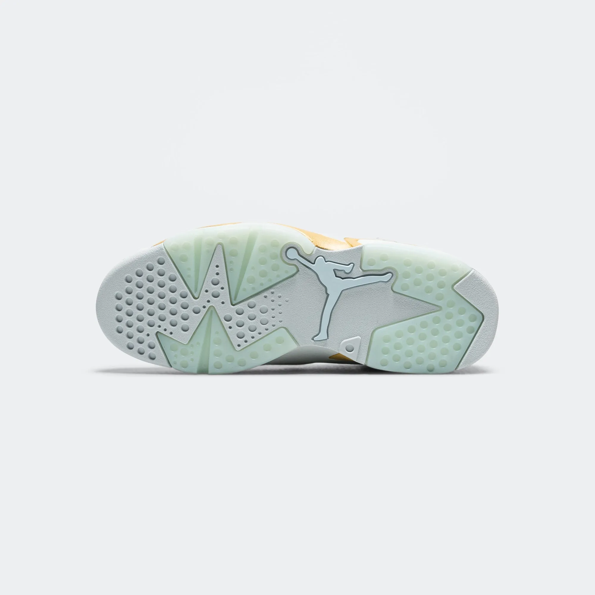 Quick Drying Lining Womens Air Jordan 6 Retro - Pure Platinum/Glacier Blue-Metallic Gold