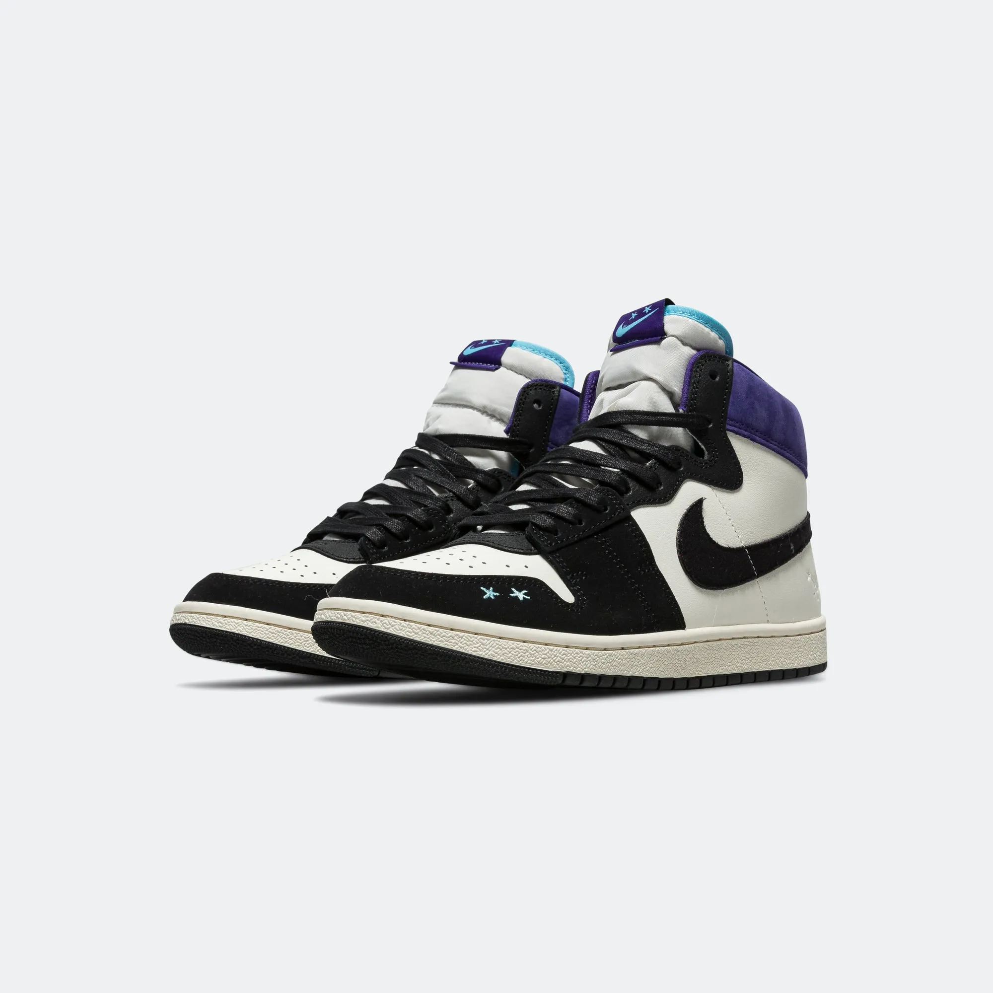 Womens Air Ship PE SP x Opium - Sail/Blue Chill-Black-Court Purple Mobility Wear