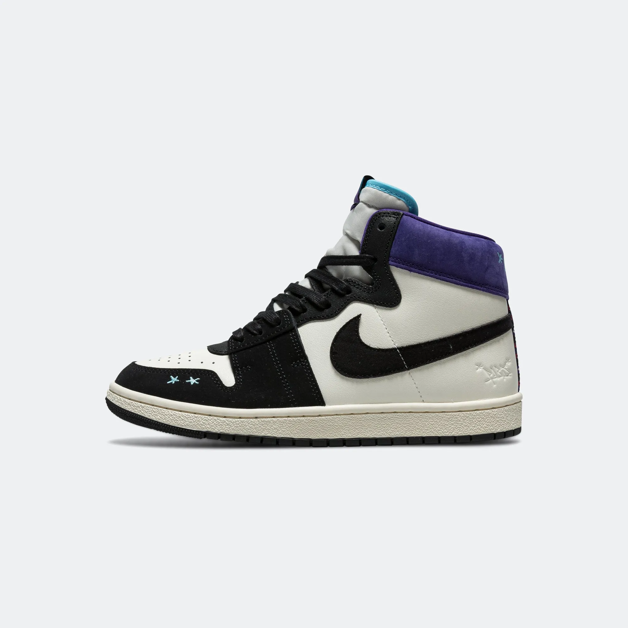 Street Vibe Womens Air Ship PE SP x Opium - Sail/Blue Chill-Black-Court Purple