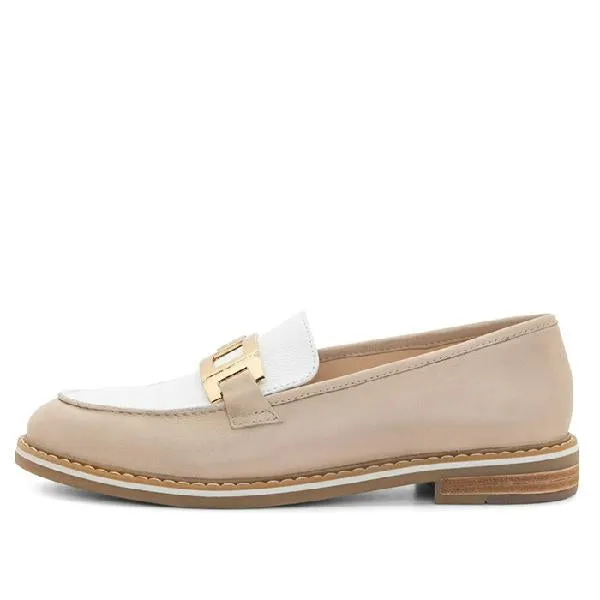 Flat Design Anti   Slip Feature Womens Ara Katsura in Shell/White