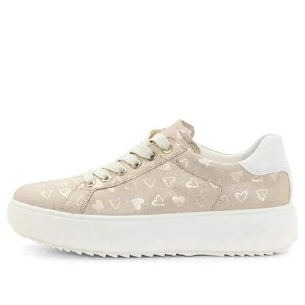 Save Hike Womens Ara Mikky Hearts in Shell/White