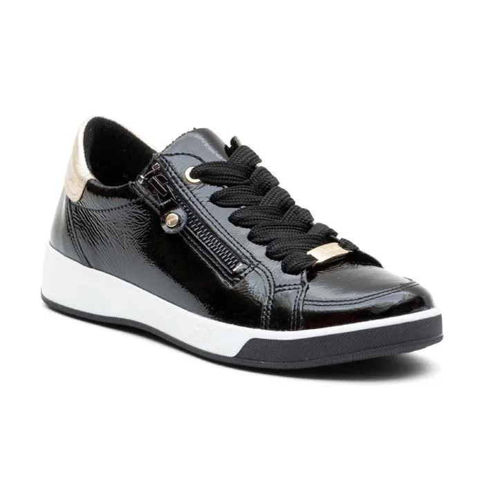 Handmade Craft Womens Ara Rei in Black/Platin