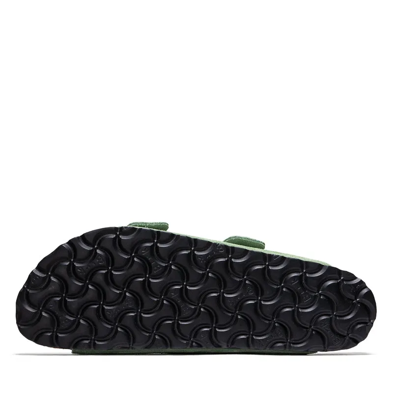 Women's Birkenstock Arizona Soft Footbed Suede - Green Tea packable