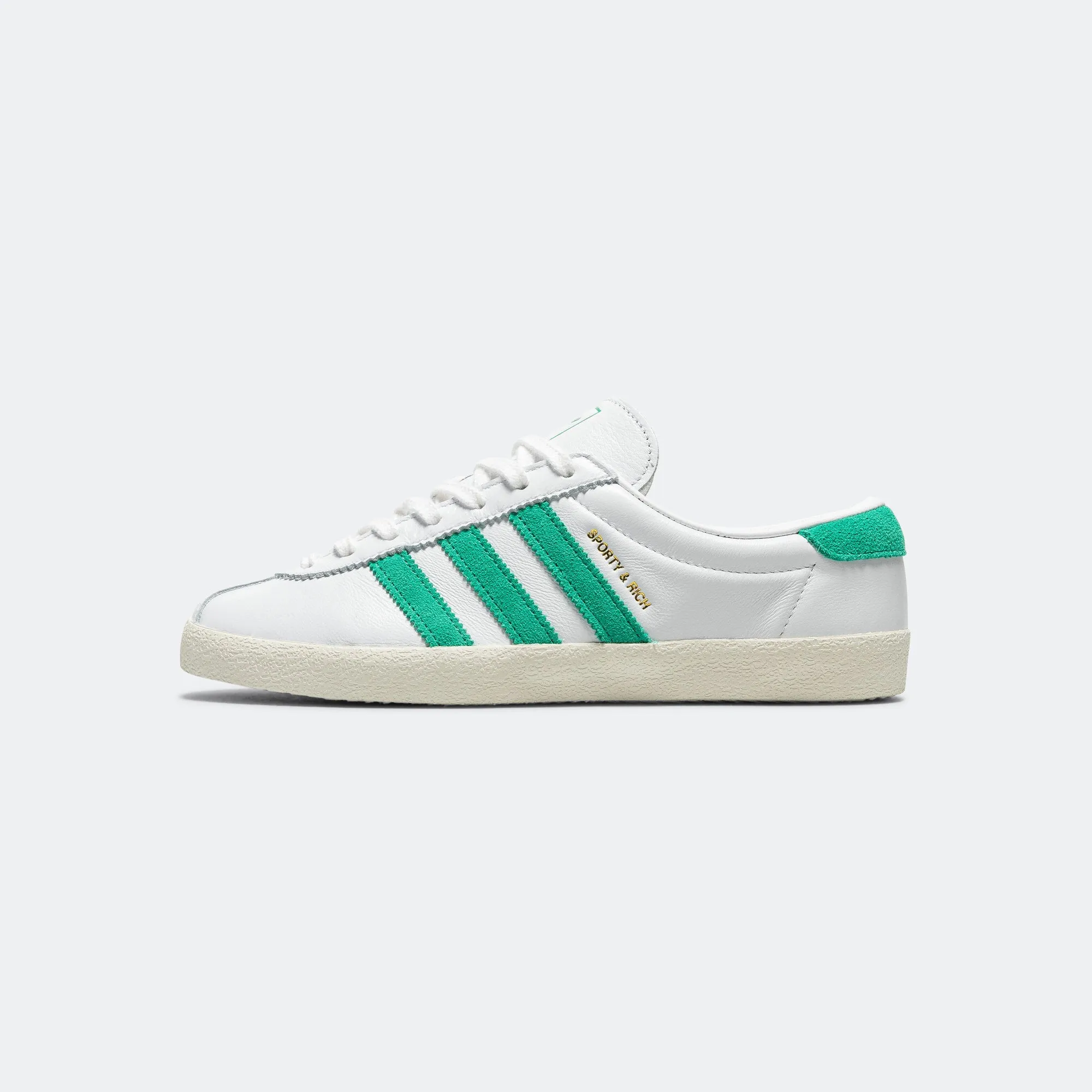 Womens Blanc x Sporty & Rich - Cloud White/Off White-Court Green Cross City