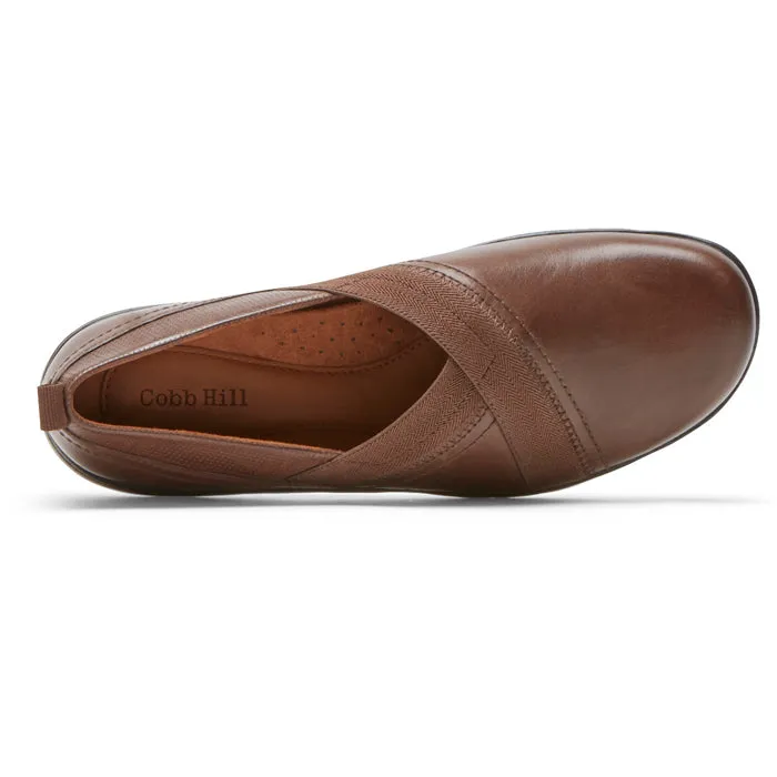 Womens Cobb Hill Penfield Envelope Brown Cushioned Insole Dinner Step