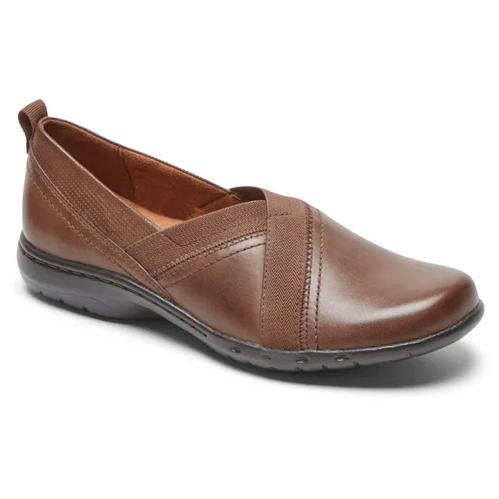 Womens Cobb Hill Penfield Envelope Brown Mild Support Buckle Strap