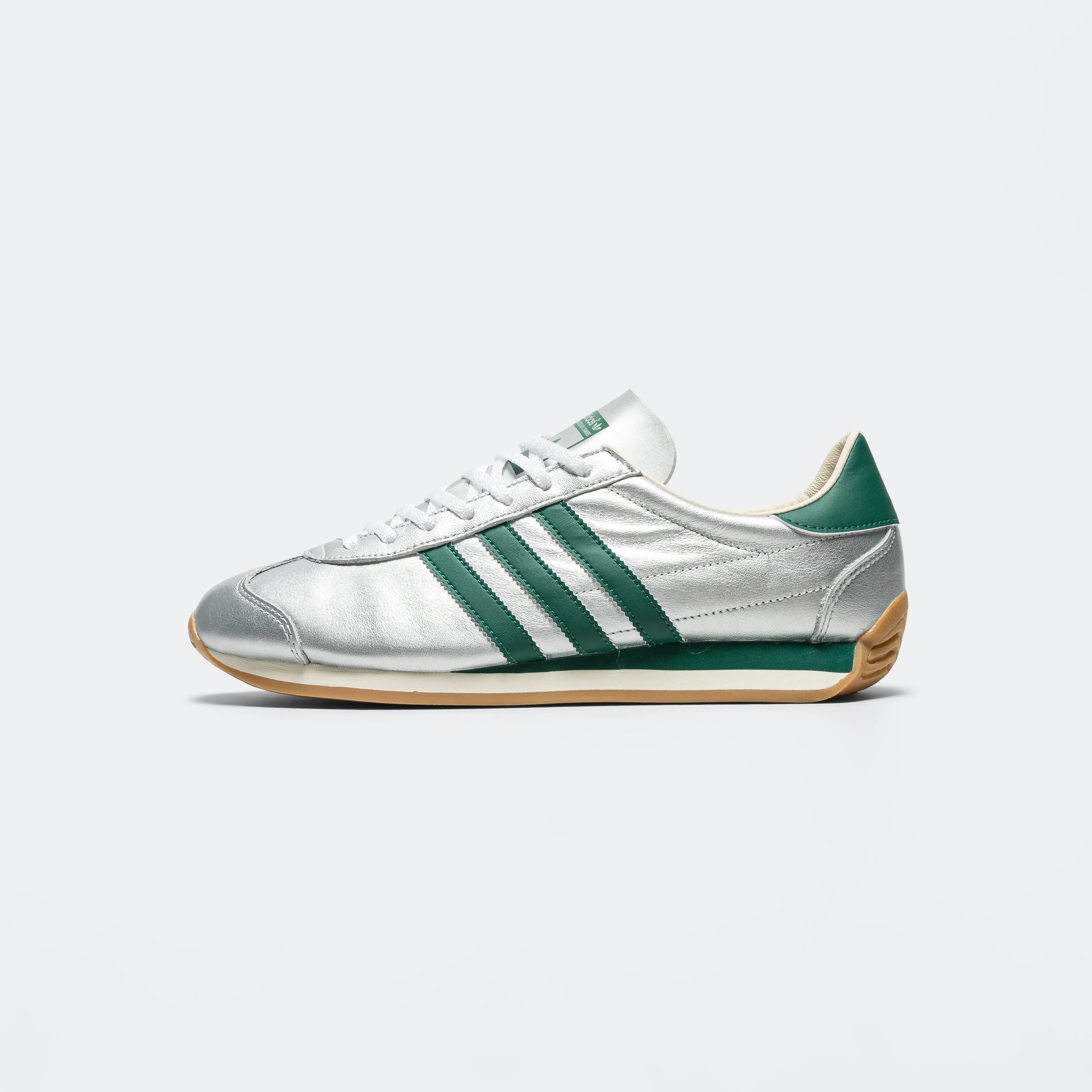Light Grip Multi Layer Cushion Womens Country OG - Silver Metallic/Collegiate Green
