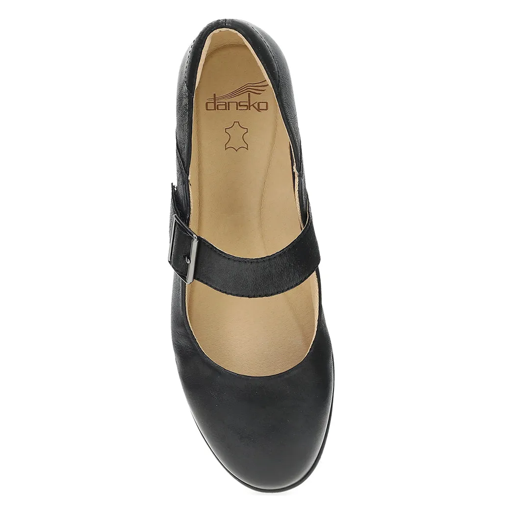 Sleek Build Planet Step Womens Dansko Collette in Black