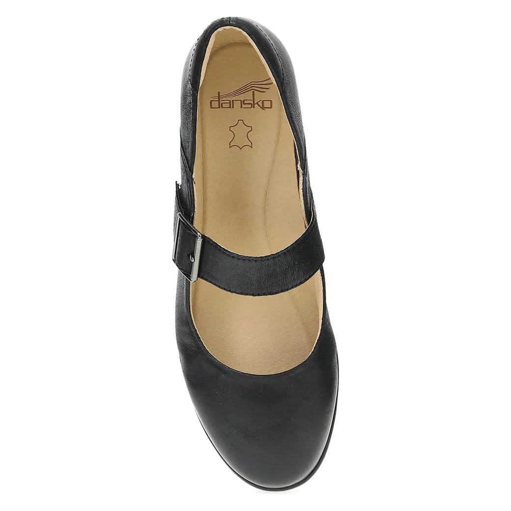 Womens Dansko Collette Wide in Black Versatile use Heat Jog