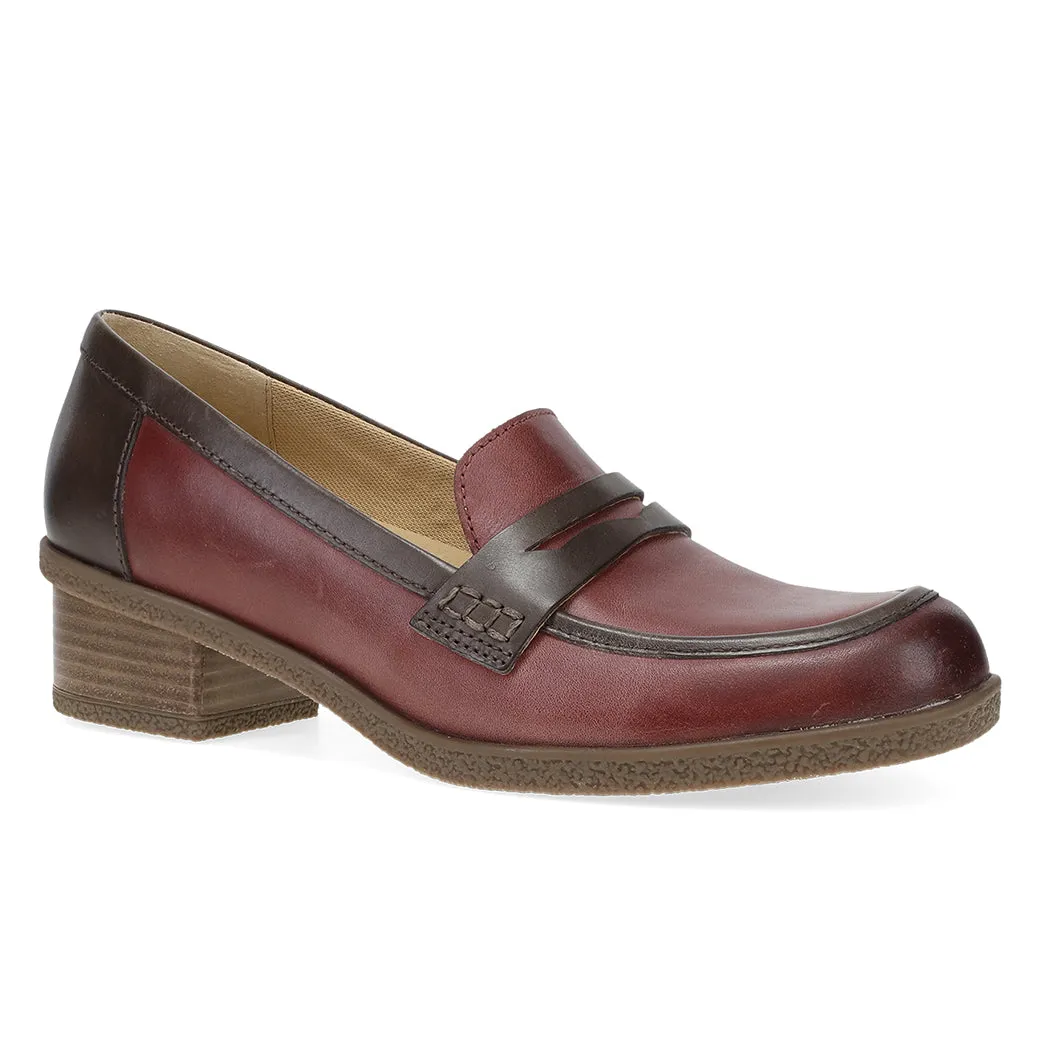 Womens Dansko Danica in Plum/Chocolate cool material Rubber Outsole