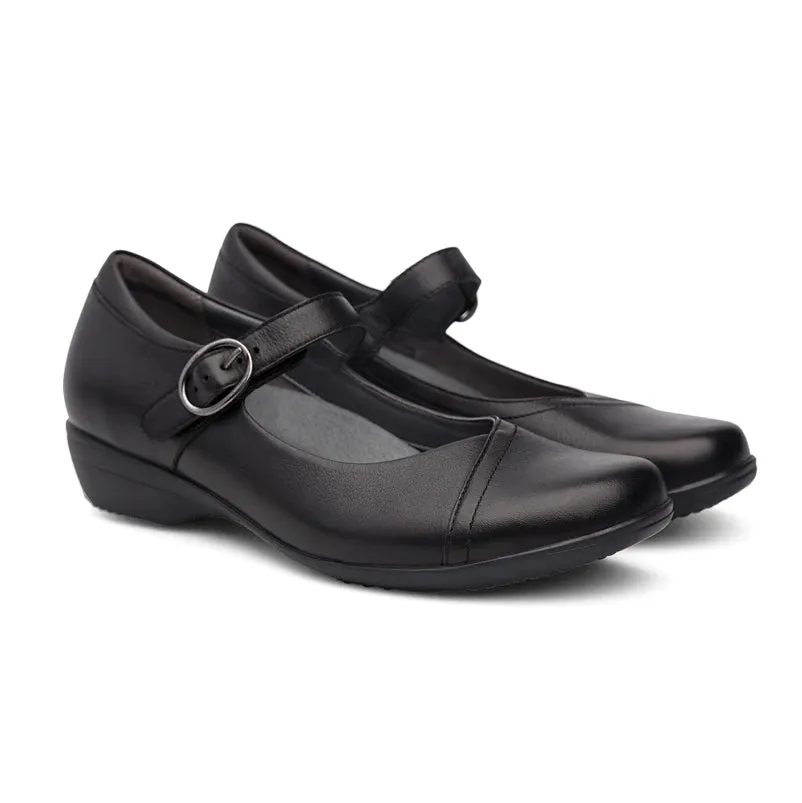 Womens Dansko Fawna Black Indoor Walk