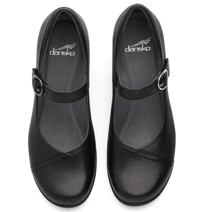 Womens Dansko Fawna Wide Black Friend Jog Cool Feel