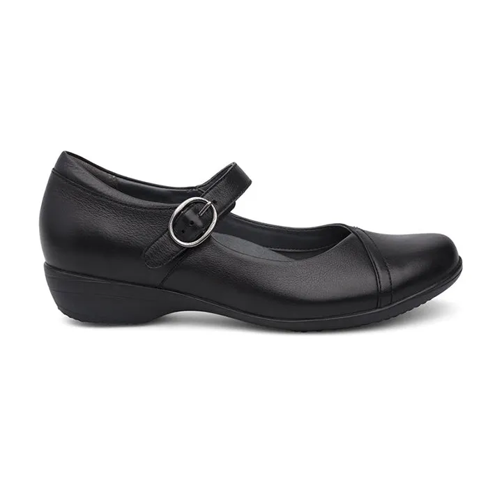 Womens Dansko Fawna Wide Black Stone Hike