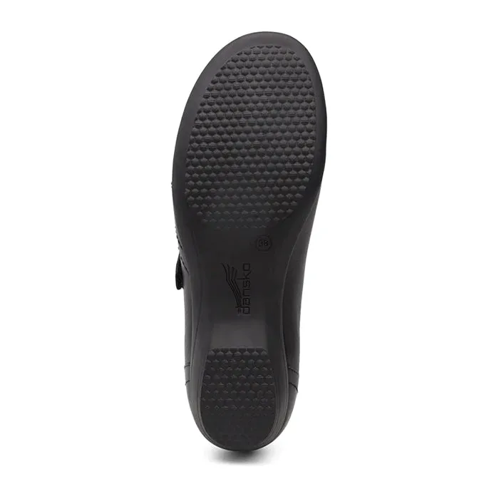 Womens Dansko Franny Black Classic Lines Mono Mood
