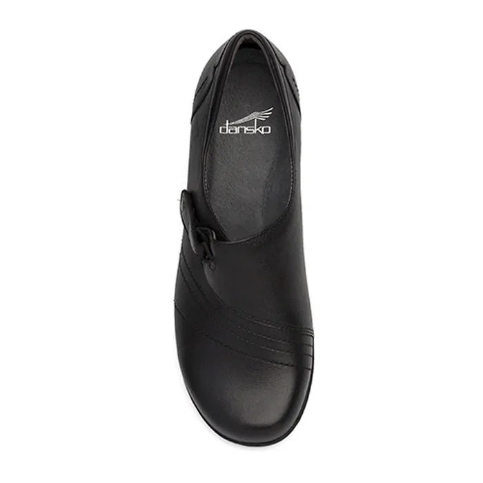 Womens Dansko Franny II Wide in Black Foot Care