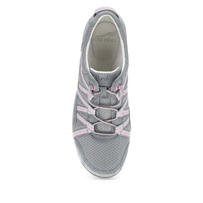 Womens Dansko Harlyn in Grey Fall Wardrobe LaceUp