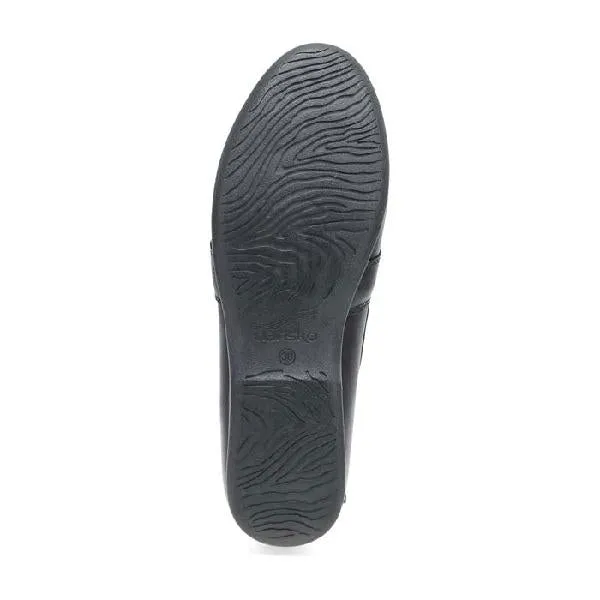 Womens Dansko Linden in Black Outing Shoes