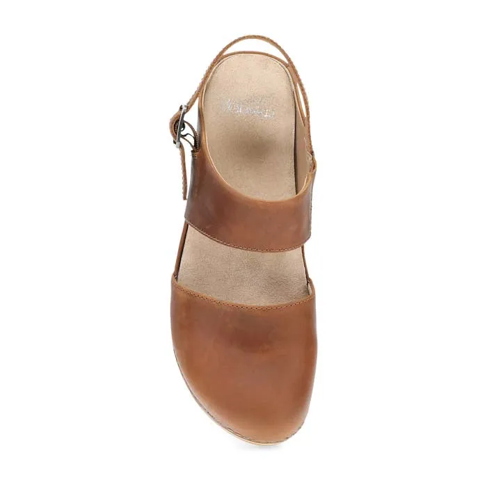 Womens Dansko Lucia in Tan Comfortable Arch Support