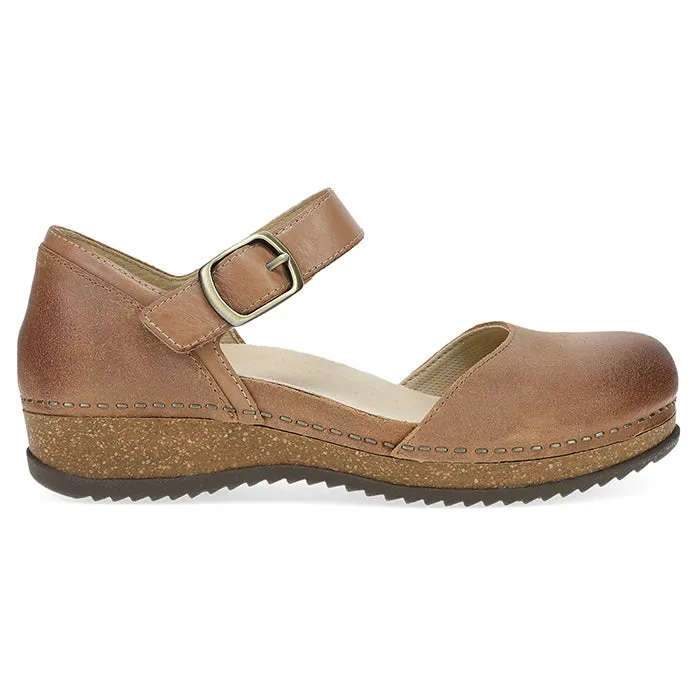 Womens Dansko Mae in Tan Pasture Path