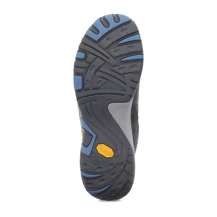 Womens Dansko Paisley Grey/Blue Weight Balance Outing Shoes