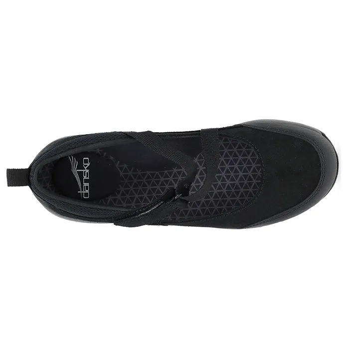 Womens Dansko Primrose in Black Score Step