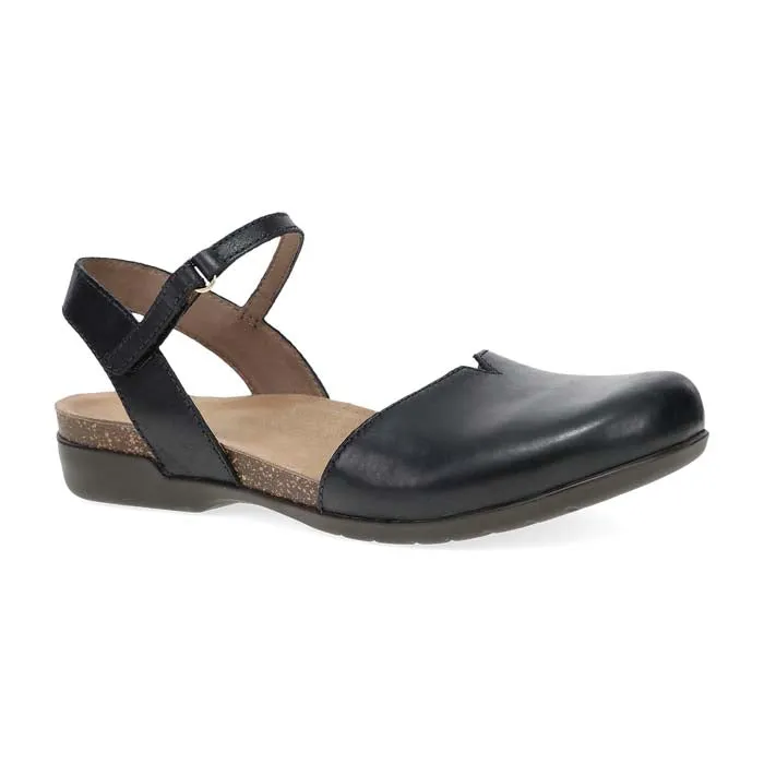 All Season Rock Path Womens Dansko Rowan Leather in Black