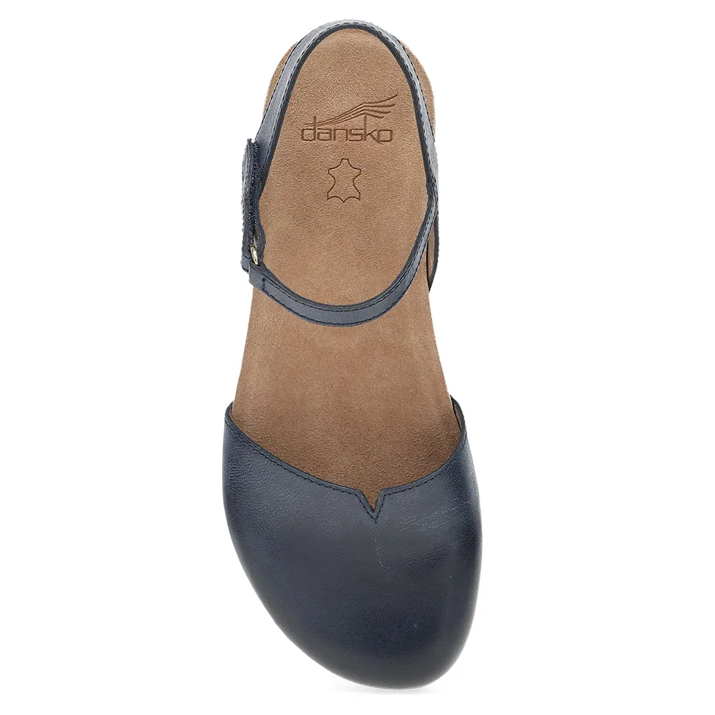 Sleek Style Trendy Wear Womens Dansko Rowan Leather in Navy