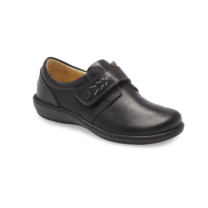 Run Errand Womens David Tate Evita Calf in Black