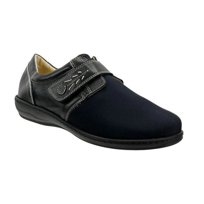 Quick Slip Easy Fit Womens David Tate Evita in Black Micro
