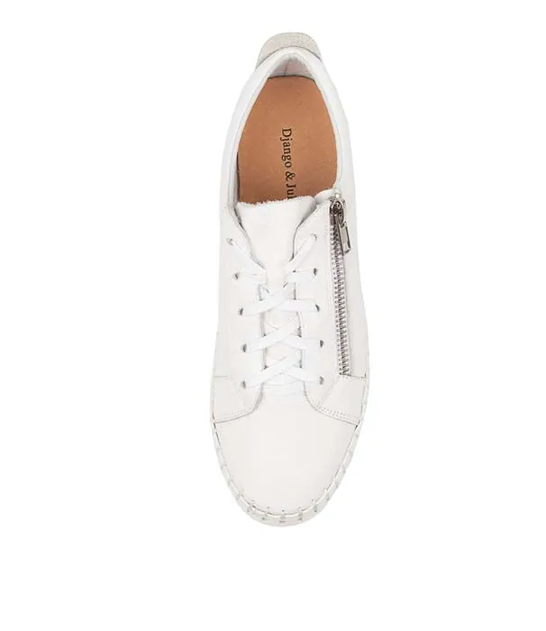 Sneaker Style Womens Django & Juliette Bump in White