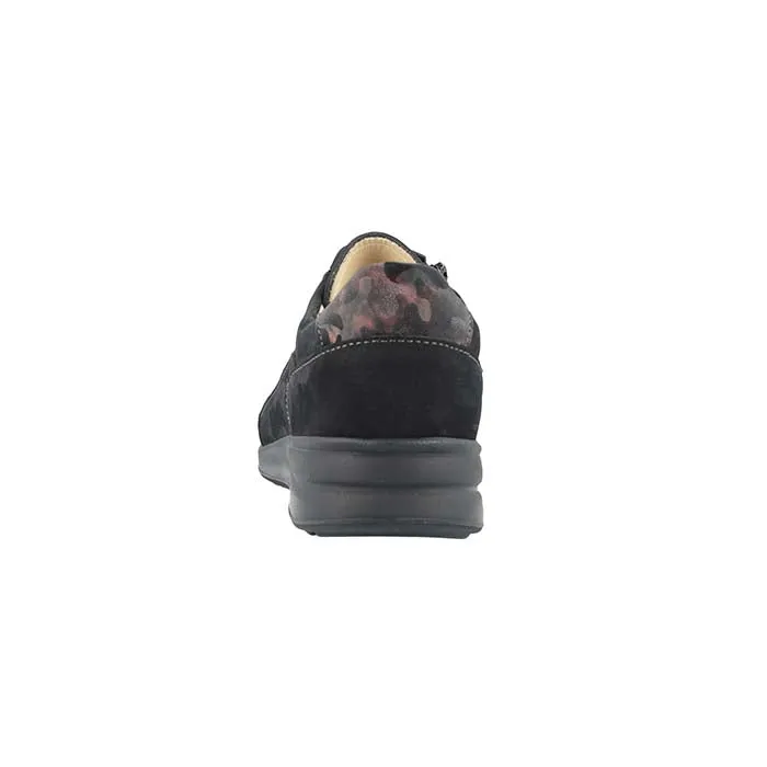 Womens Finn Comfort Prato in Schwarz/Bordo/Diva Soft Walk