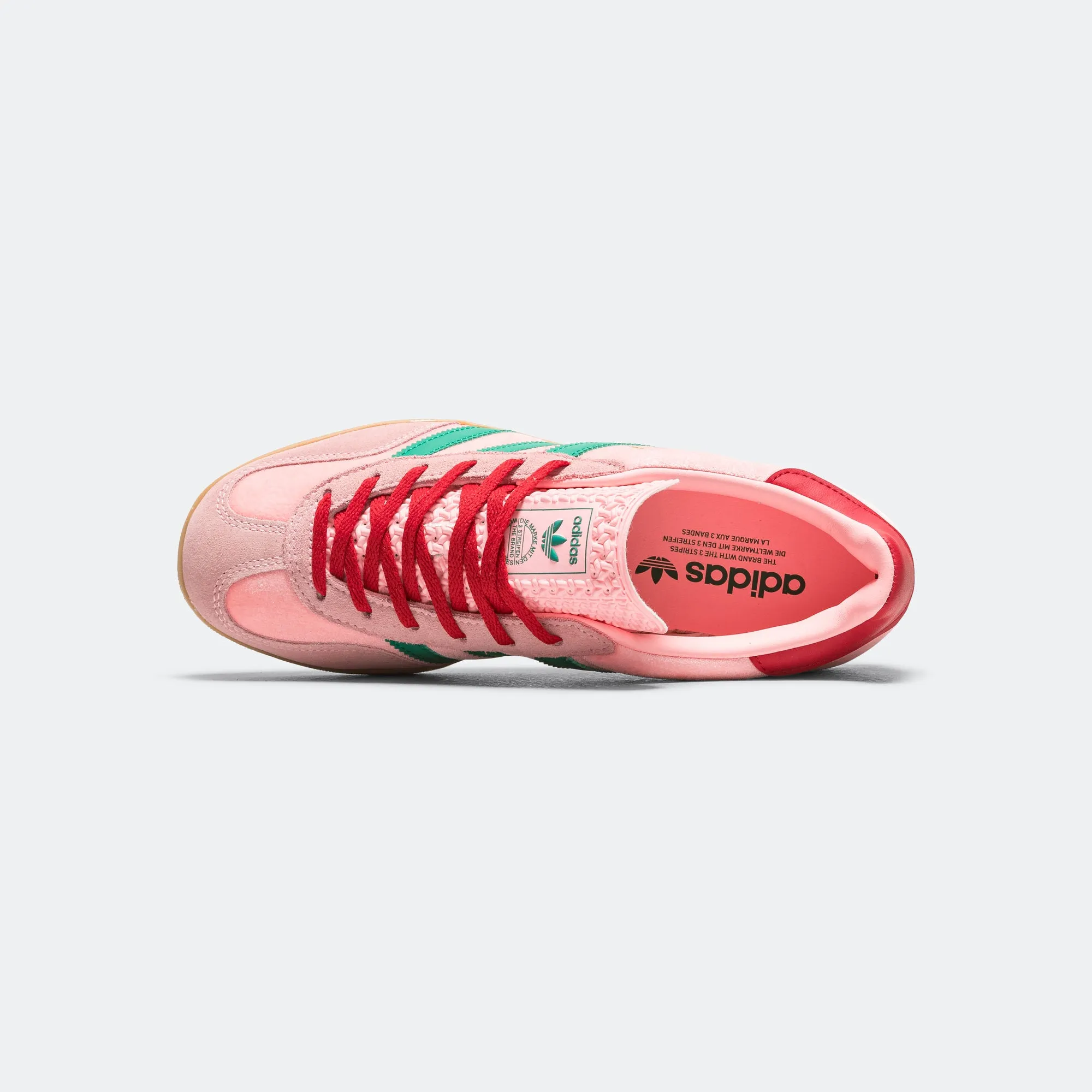 Fresh feeling Modern Outfit Womens Gazelle Indoor - Court Green/Glow Pink-Gum