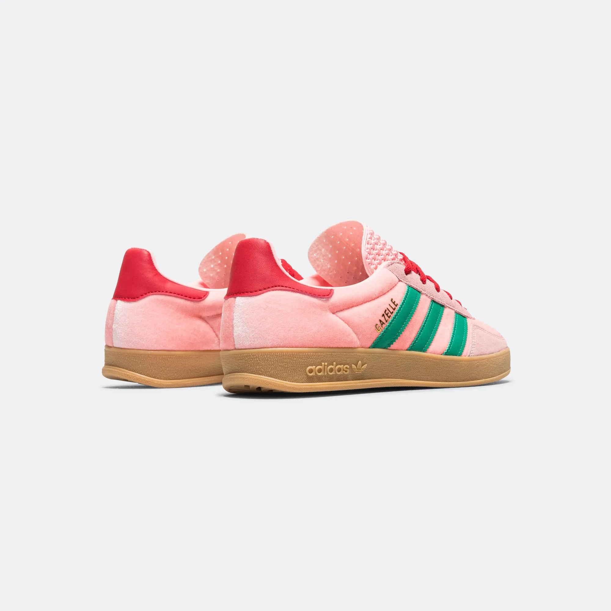 Low Effort All Day Comfort Womens Gazelle Indoor - Court Green/Glow Pink-Gum