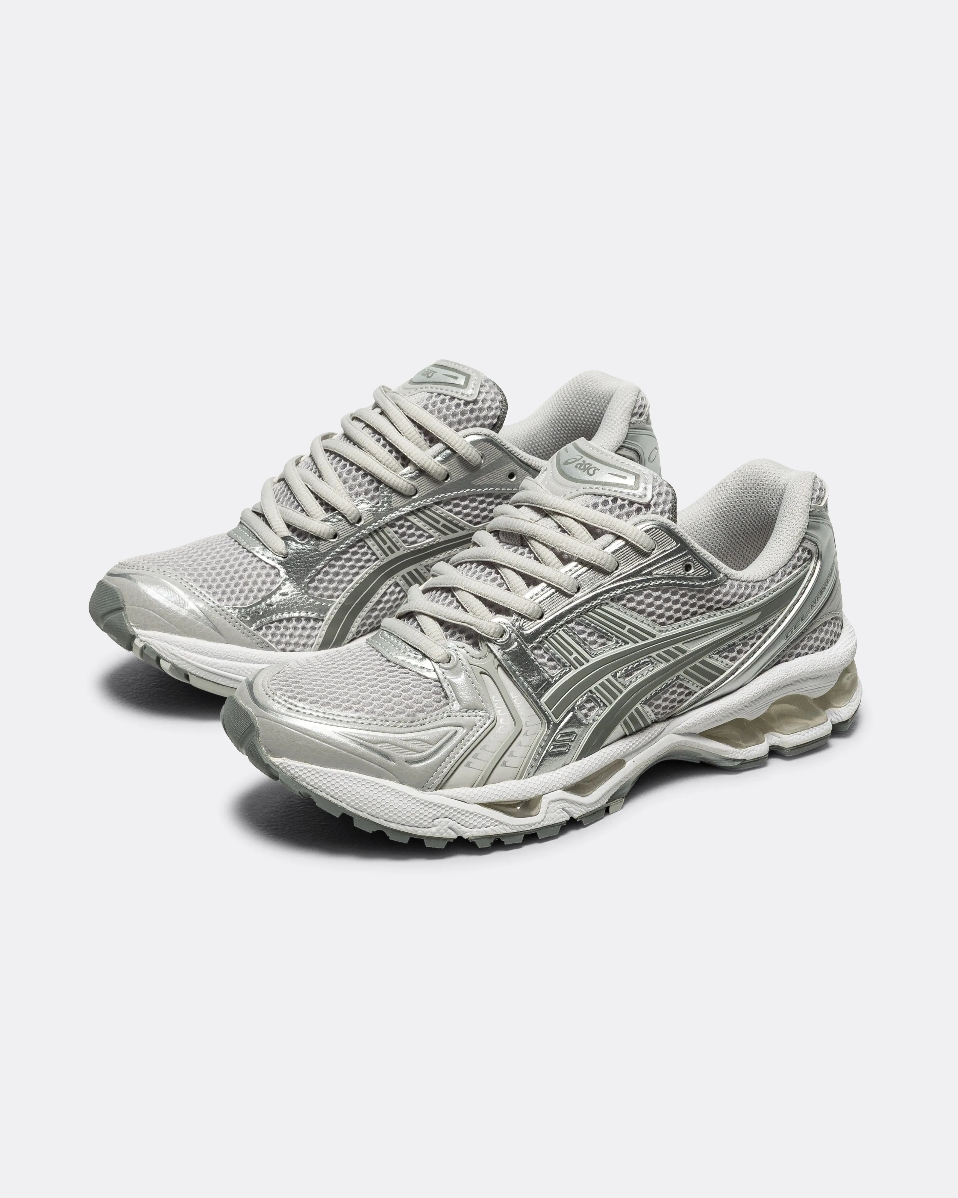 Womens GEL-Kayano 14 - Cloud Grey/Clay Grey Contoured Footbed