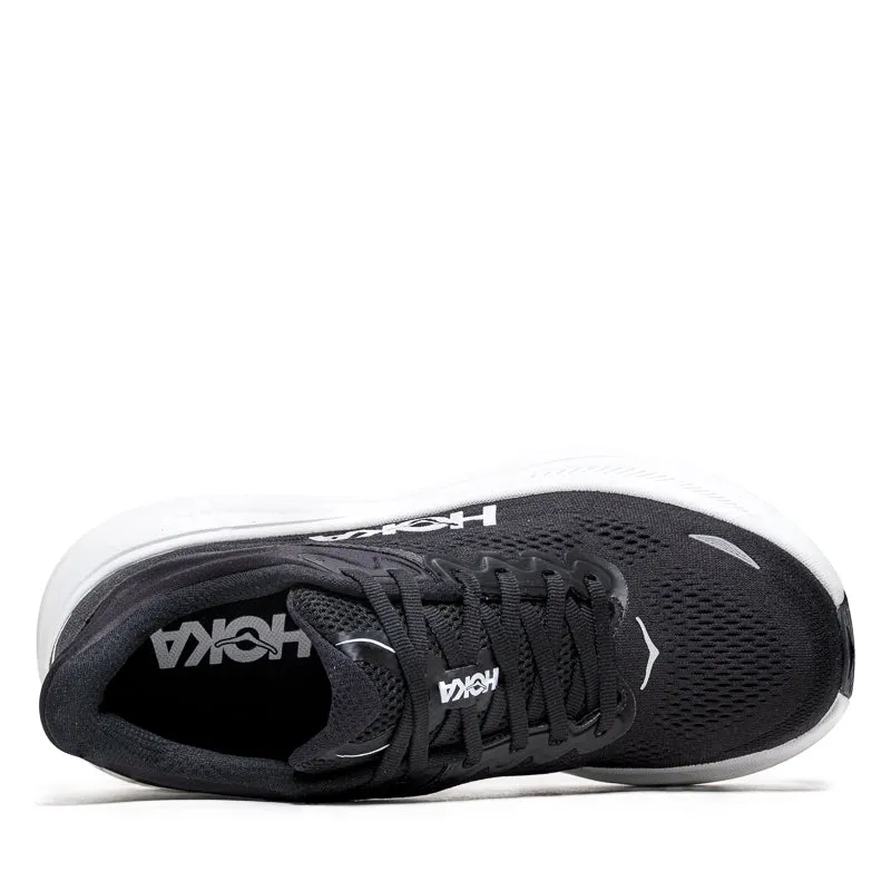 Women's Hoka Bondi 9 - Black/White Bare Footfeel Comfort Footwear
