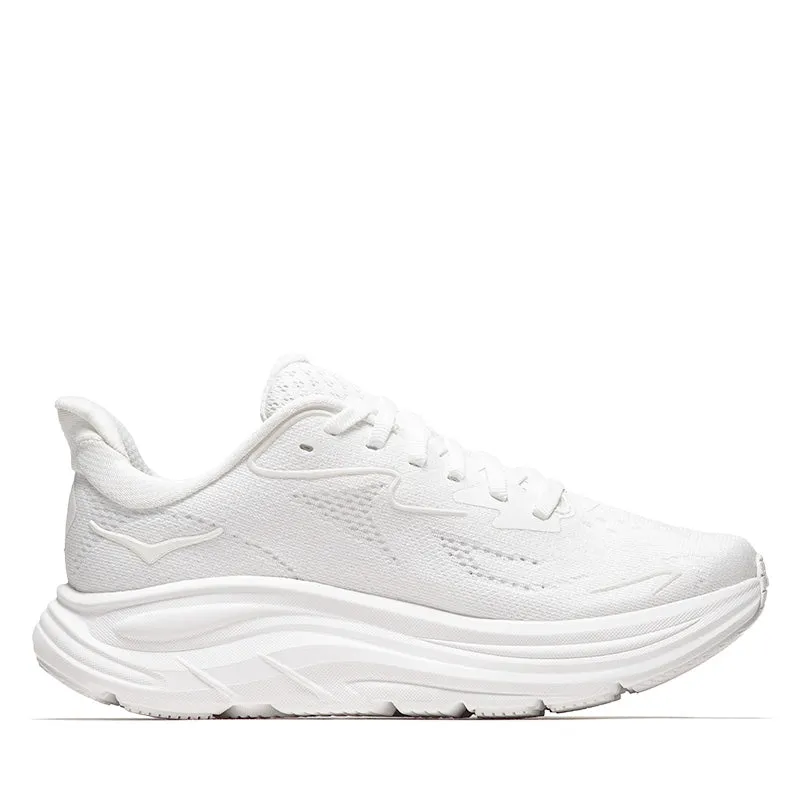 Women's Hoka Clifton 10 - White/White FlexibleSole Stride Safe