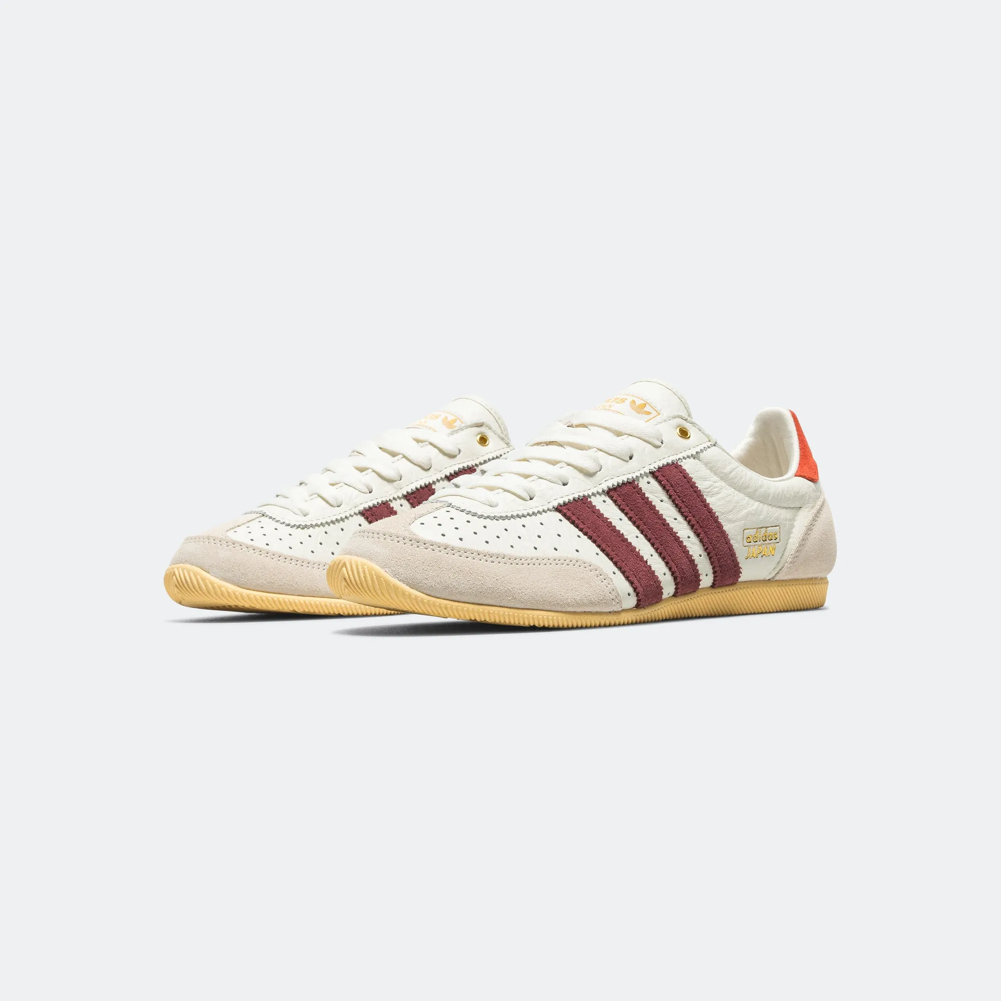 Womens Japan - Off White/Shadow Red-Orange Tint Comfort Midsoles No Odor