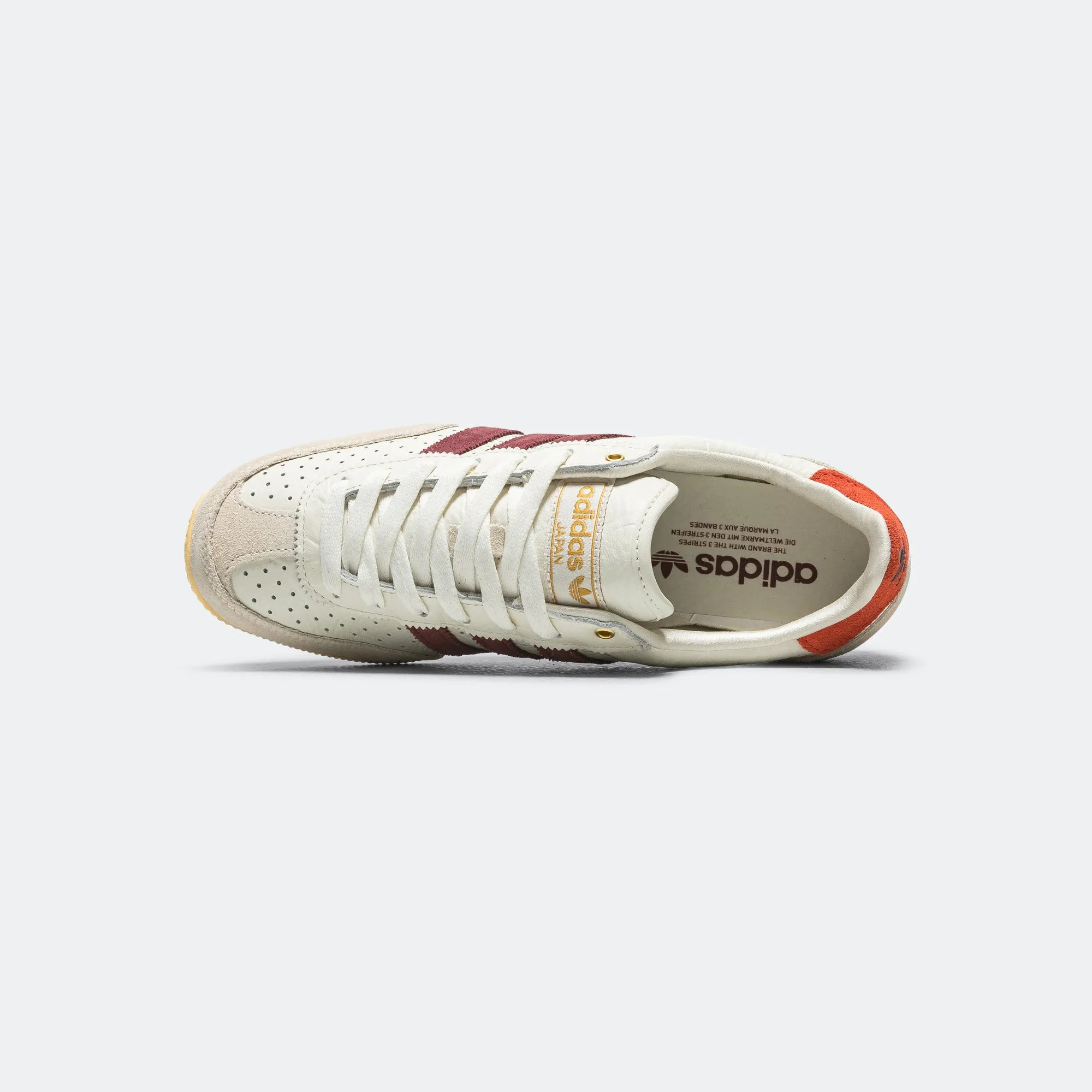 Womens Japan - Off White/Shadow Red-Orange Tint Collar Padding