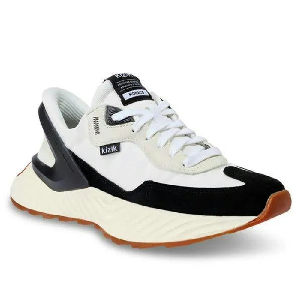 Womens Kizik Monaco in White/Black Home Style