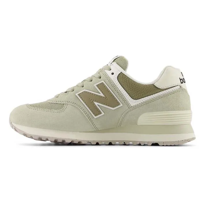 Womens New Balance 574 v2 in Olivine/Dark Stoneware/Turtledove Fit Freedom
