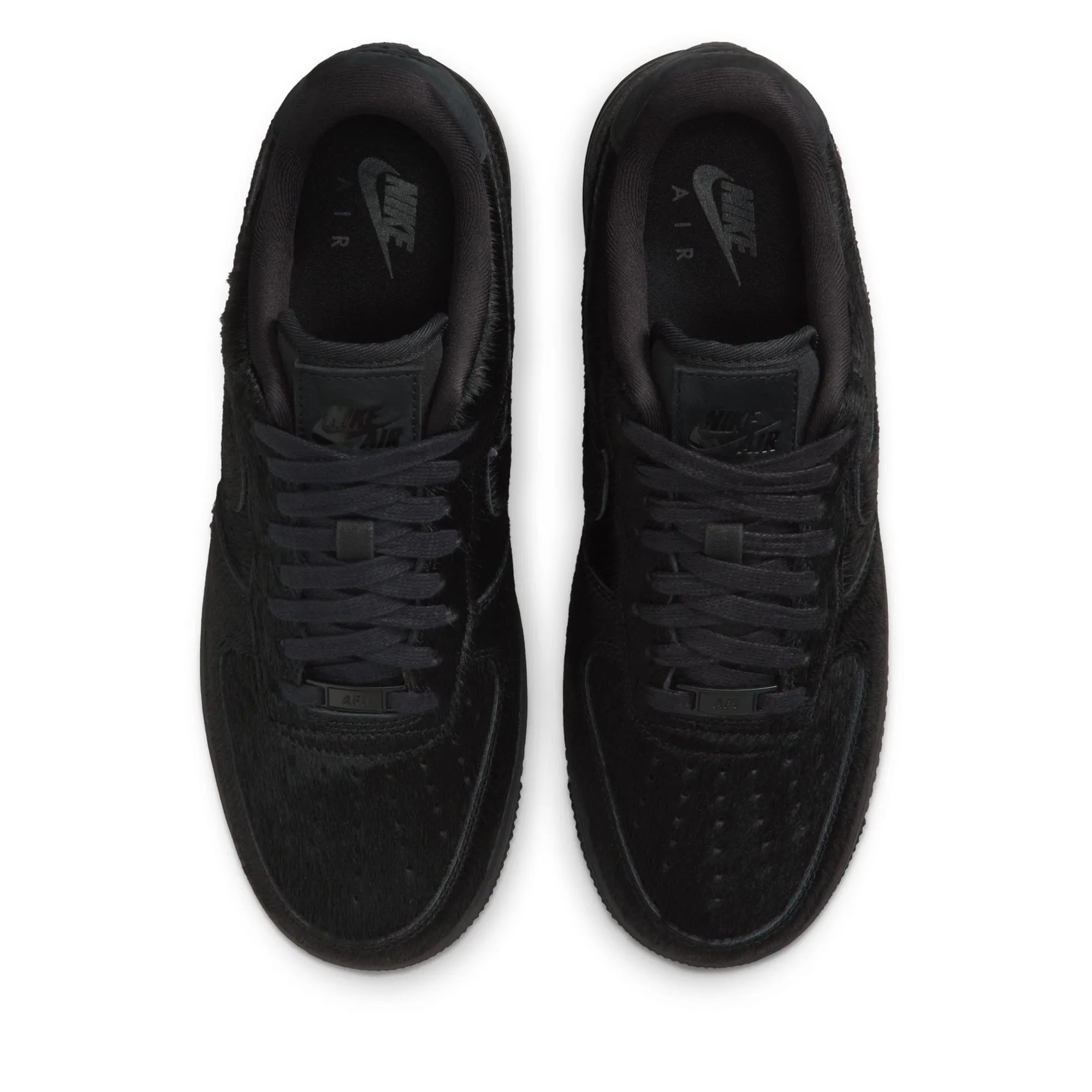 Shift Friendly Women's Nike Air Force 1 '07 'Pony Hair' - Black/Black