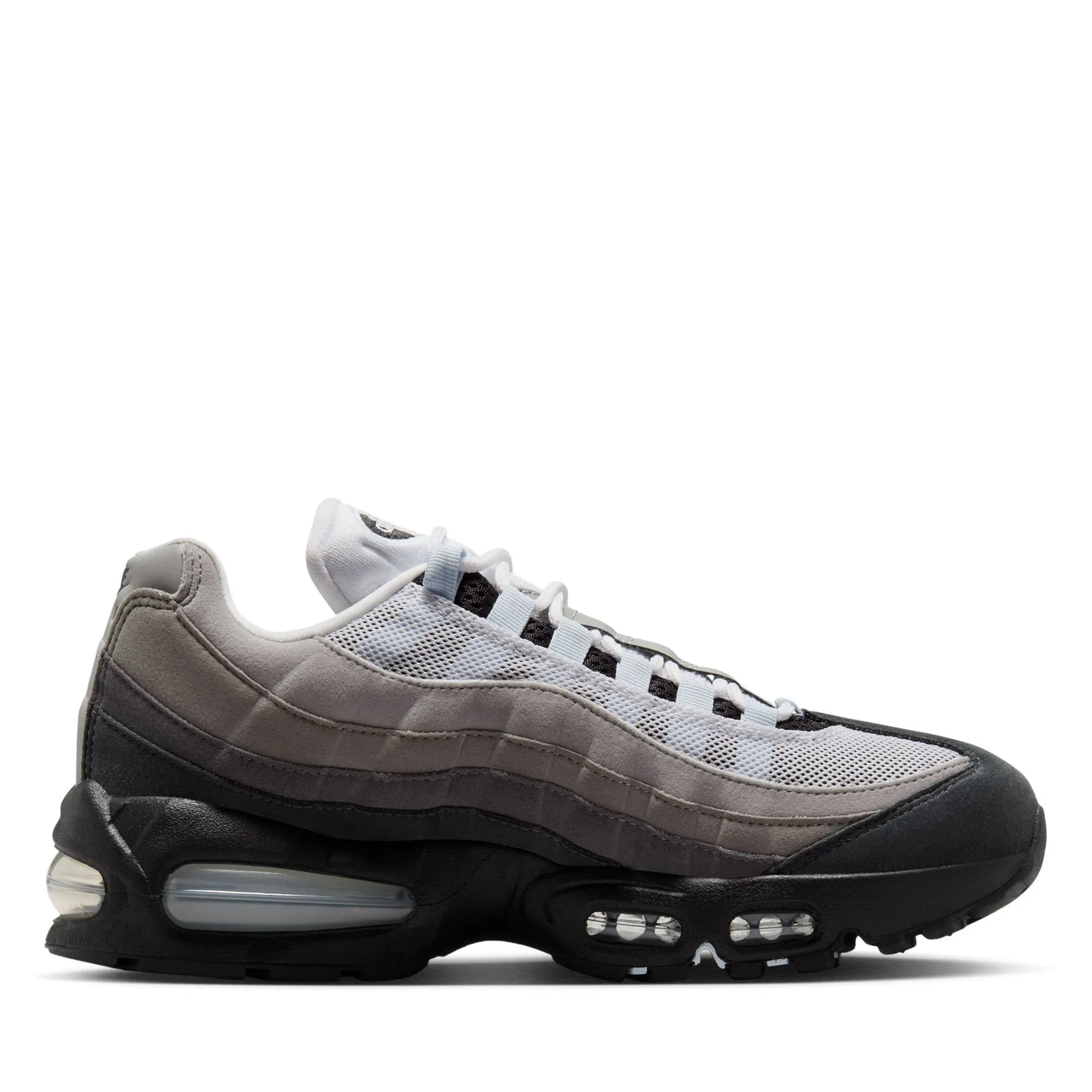 Women's Nike Air Max 95 OG - Black/Blue Tint Lightweight Upper Vibration Dampening Tech