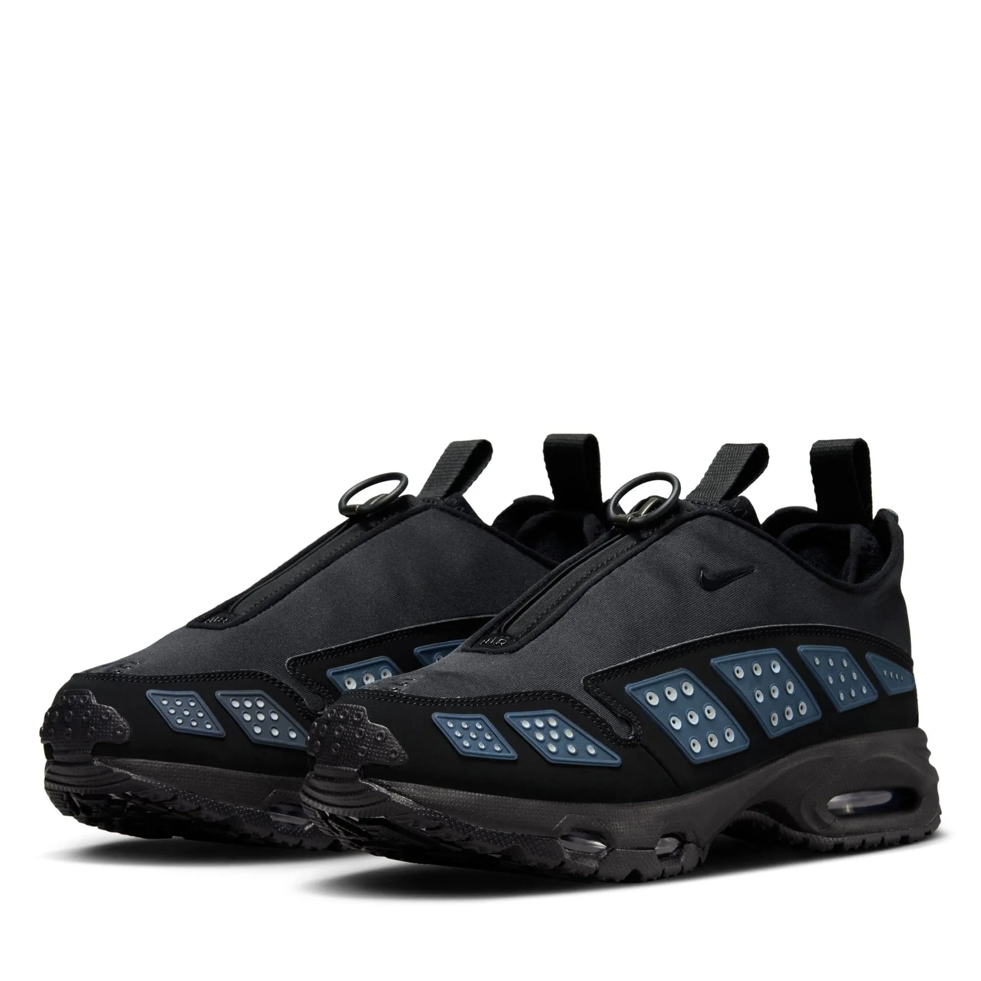Women's Nike Air Max Sunder - Black/Silver Carbon Fiber Insert Footbed Contouring