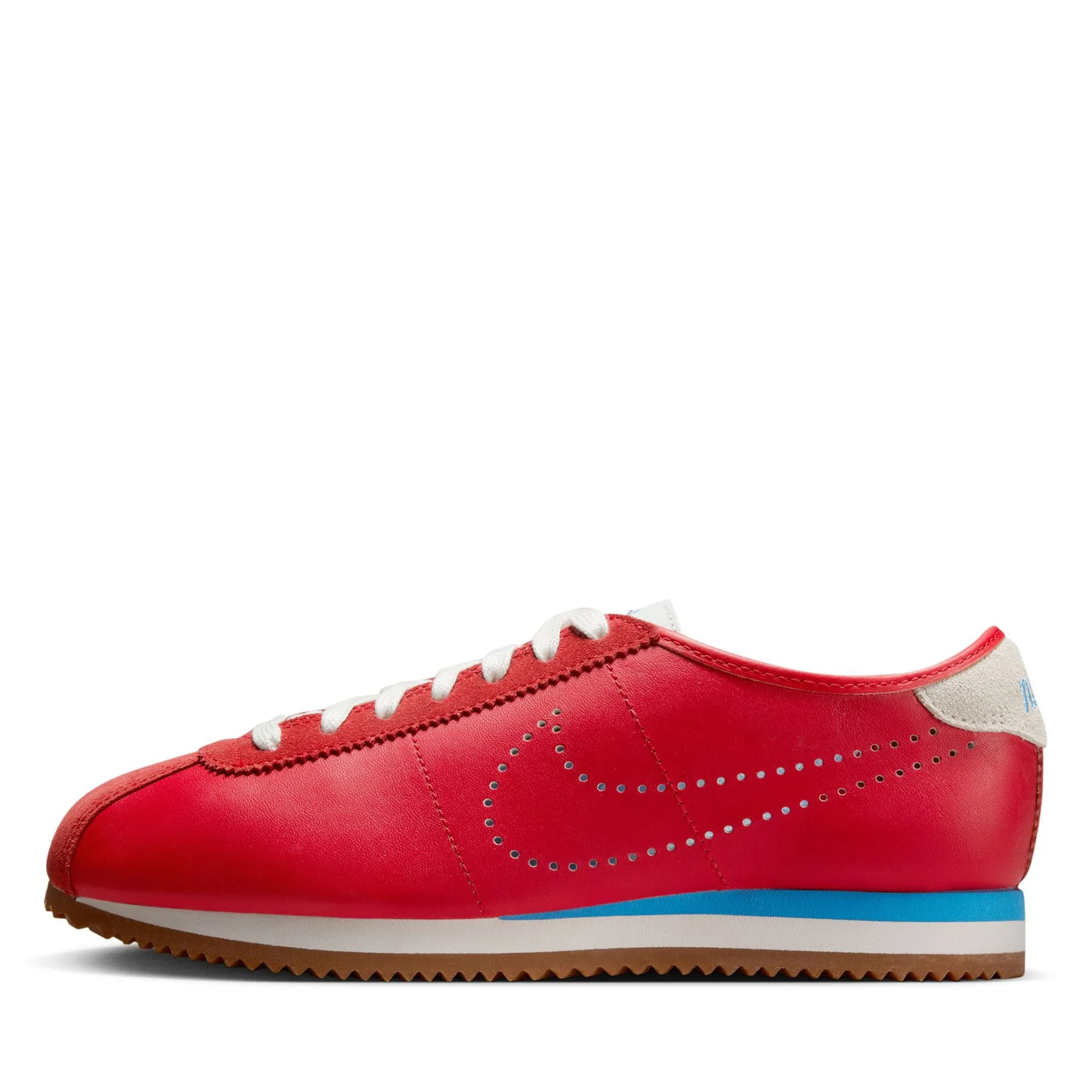 Women's Nike Cortez Leather - University Red/University Blue Ergonomic Frame