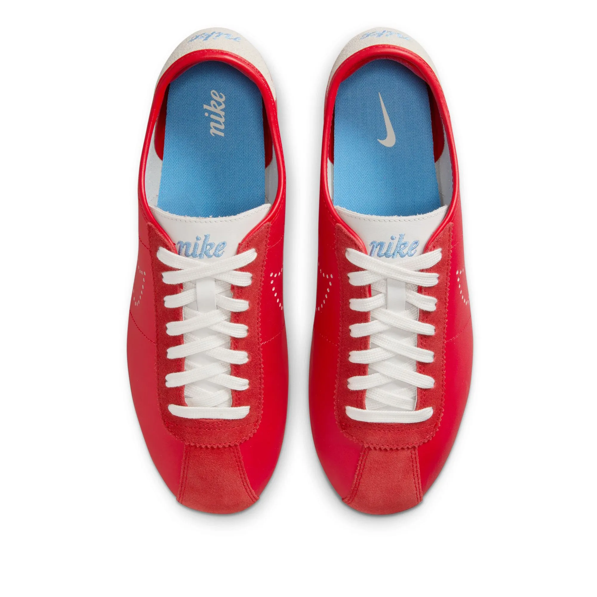 All Day Use Women's Nike Cortez Leather - University Red/University Blue