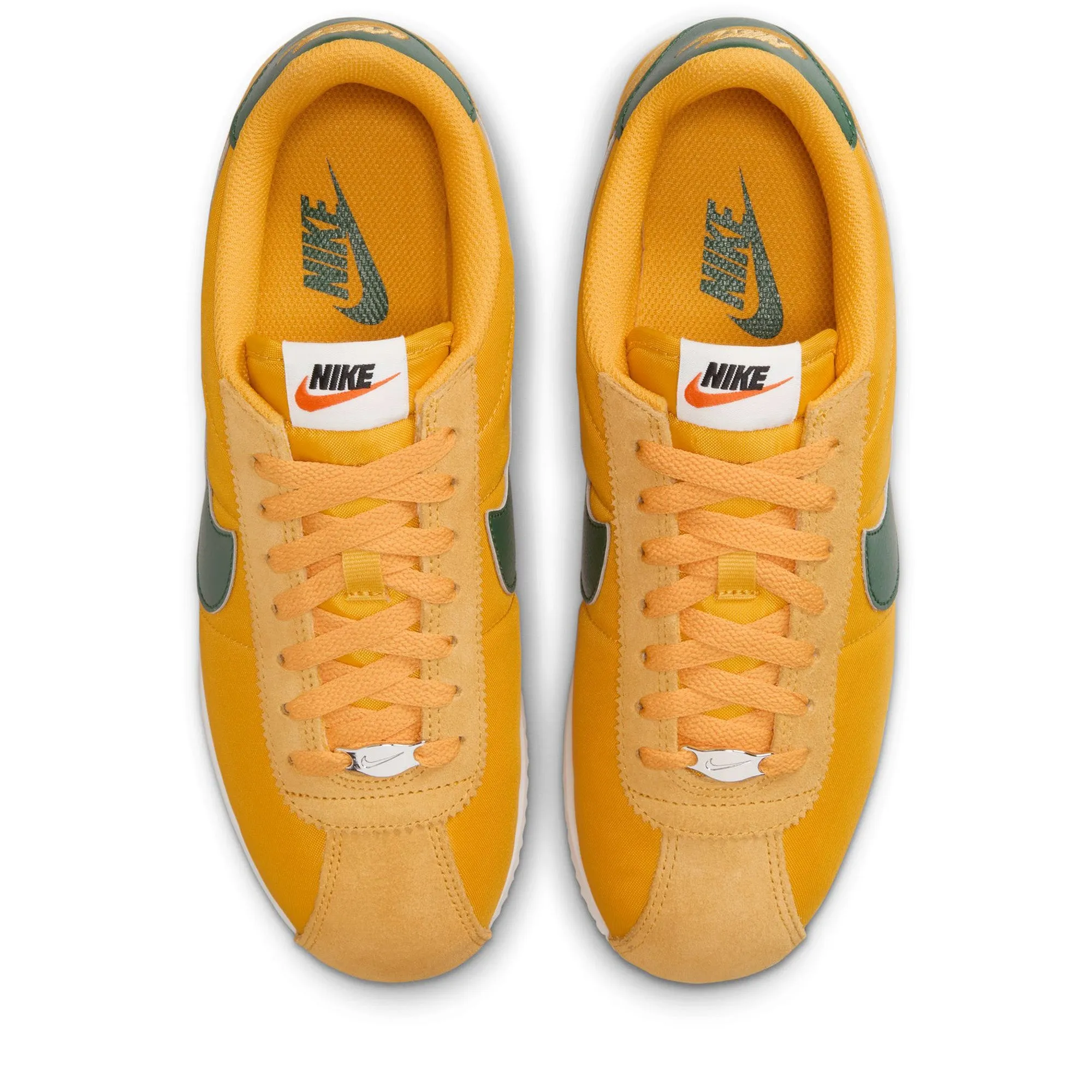 Quick Entry Trail Walk Women's Nike Cortez Textile - Yellow Ochre/Gorge Green