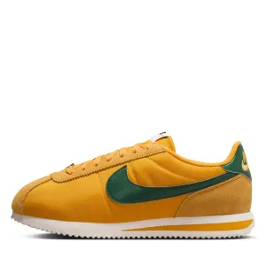 Well Cushioned Durable flexibility Women's Nike Cortez Textile - Yellow Ochre/Gorge Green